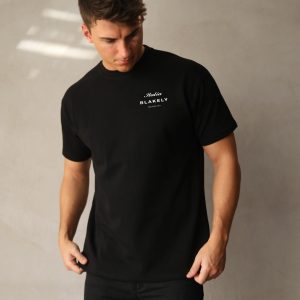 Italia Relaxed T-Shirt - Black