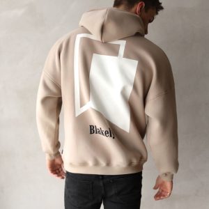 Revolve Relaxed Hoodie - Tan
