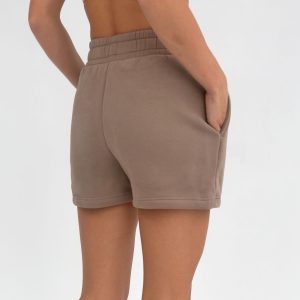 Isabel Jogger Shorts - Brown