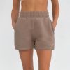 Isabel Jogger Shorts - Brown - Image 2