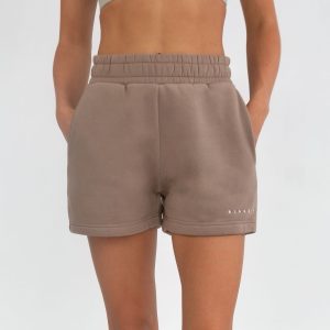 Isabel Jogger Shorts - Brown