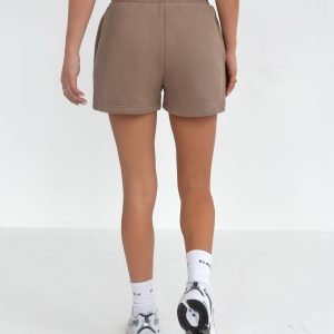 Isabel Jogger Shorts - Brown