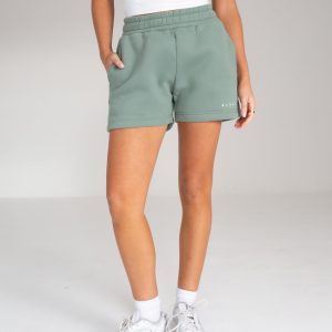 Isabel Jogger Shorts - Sage Green