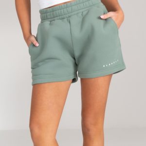 Isabel Jogger Shorts - Sage Green