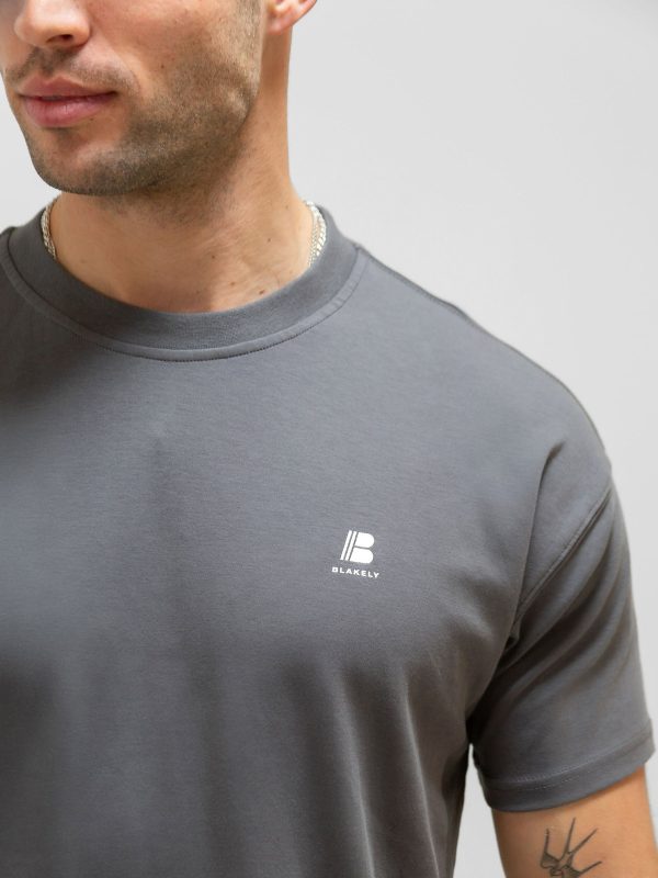Apex Tech Relaxed T-Shirt - Charcoal - Image 5