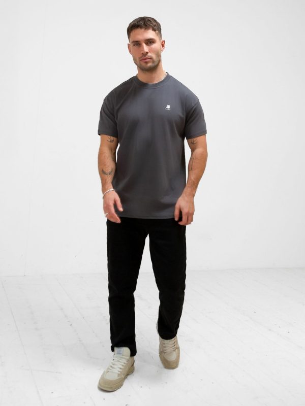 Apex Tech Relaxed T-Shirt - Charcoal - Image 2