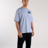 Apex Label Relaxed T-Shirt - Sky Blue - Image 2