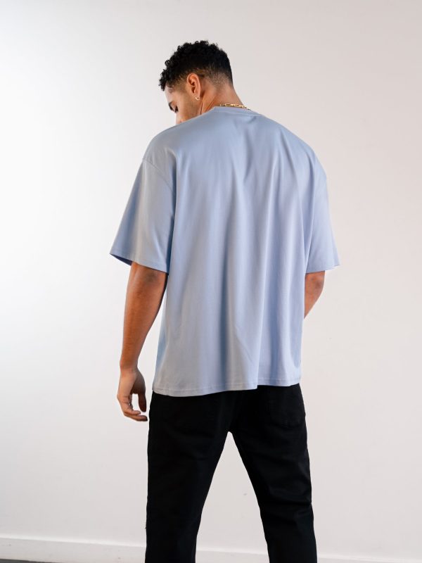 Apex Label Relaxed T-Shirt - Sky Blue - Image 6