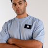 Apex Label Relaxed T-Shirt - Sky Blue - Image 3