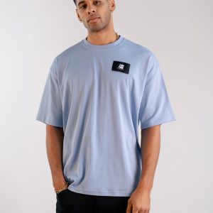 Apex Label Relaxed T-Shirt - Sky Blue