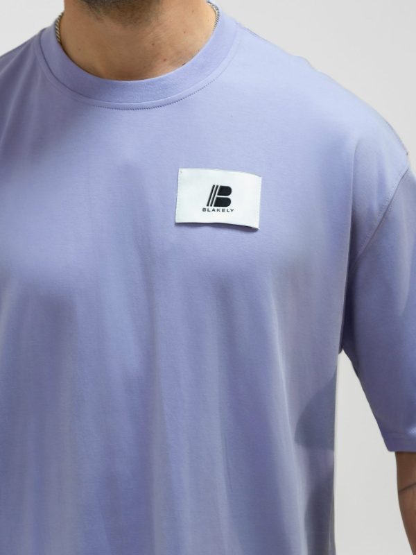 Apex Label Relaxed T-Shirt - Lilac - Image 5