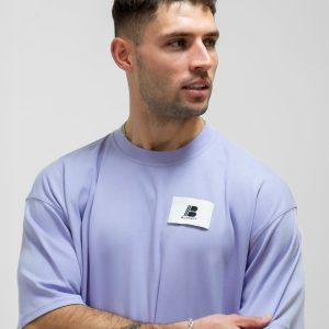 Apex Label Relaxed T-Shirt - Lilac