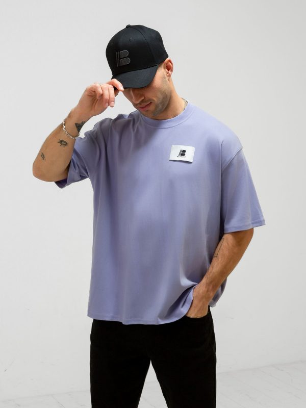 Apex Label Relaxed T-Shirt - Lilac - Image 4