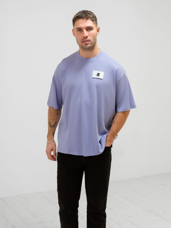 Apex Label Relaxed T-Shirt - Lilac - Image 2