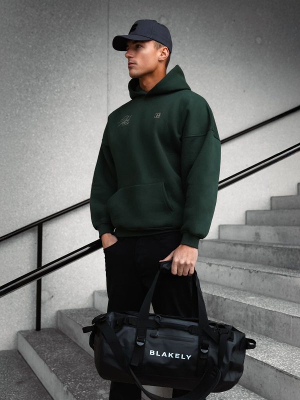 Club Relaxed Hoodie - Forest Green - Image 2