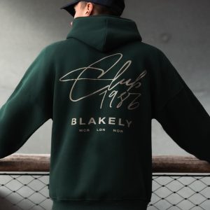 Club Relaxed Hoodie - Forest Green