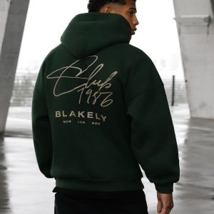 Club Relaxed Hoodie - Forest Green