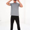 Anchor Relaxed T-Shirt - Marl Grey - Image 3