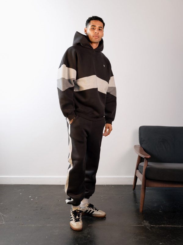 Panel Relaxed Hoodie - Graphite - Image 3