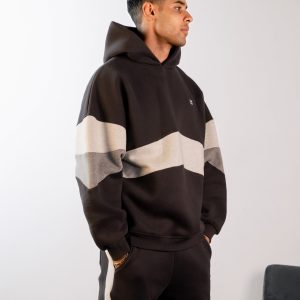 Panel Relaxed Hoodie - Graphite