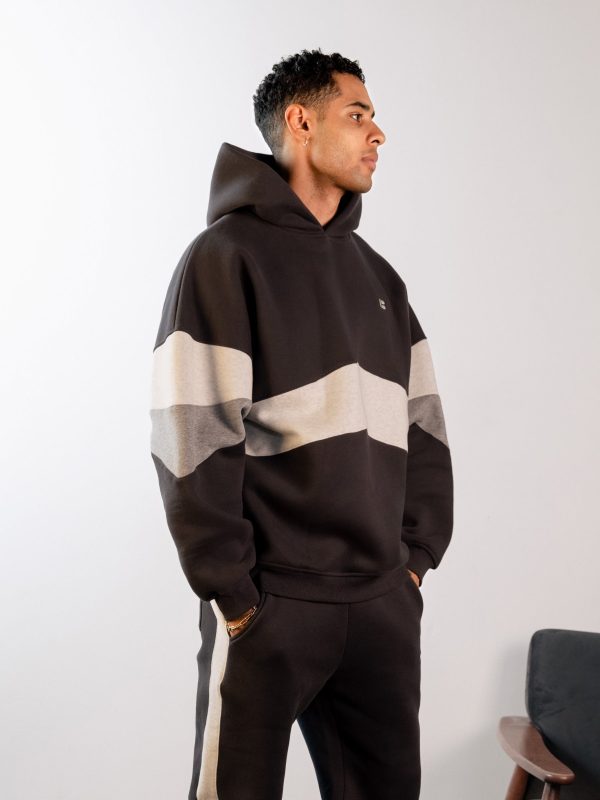 Panel Relaxed Hoodie - Graphite - Image 5