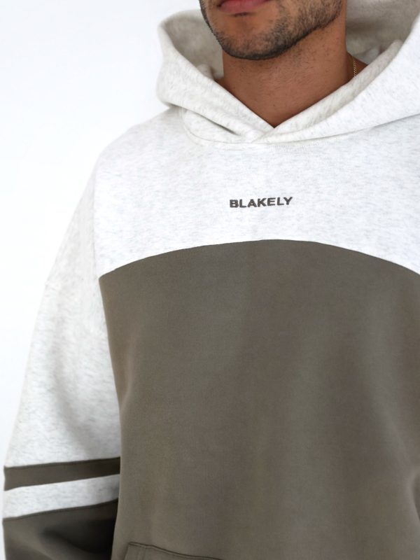Curved Panel Relaxed Hoodie - Safari Green - Image 5