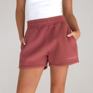 Isabel Jogger Shorts - Berry