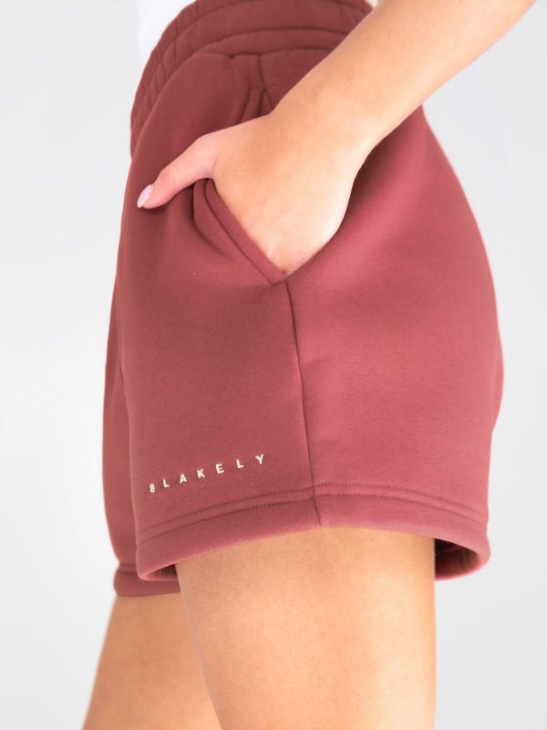 Isabel Jogger Shorts - Berry - Image 3