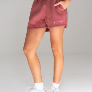 Isabel Jogger Shorts - Berry