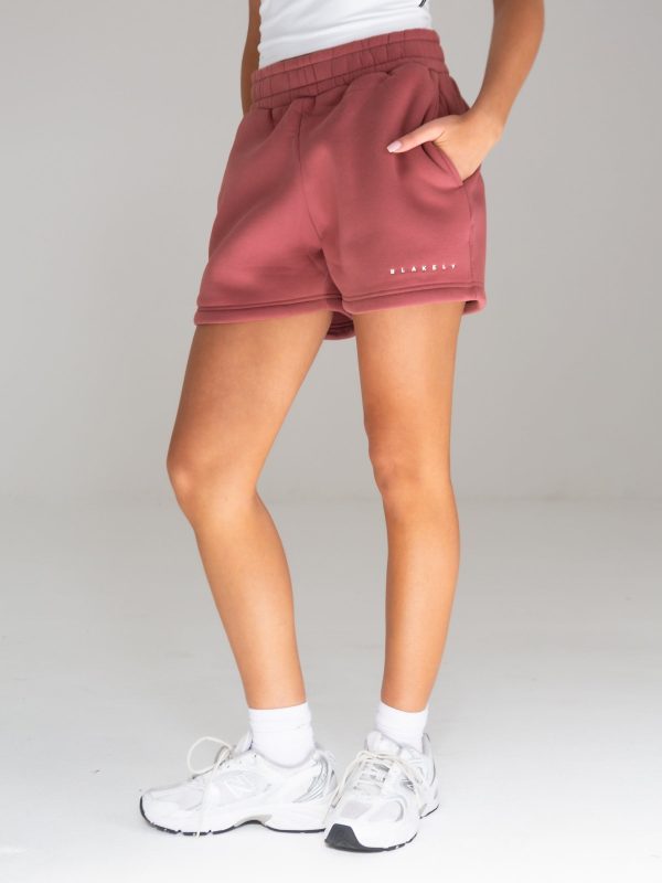 Isabel Jogger Shorts - Berry - Image 2
