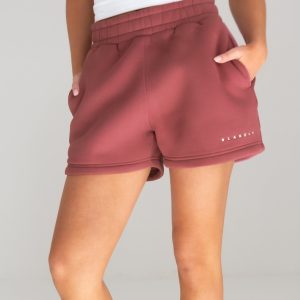 Isabel Jogger Shorts - Berry