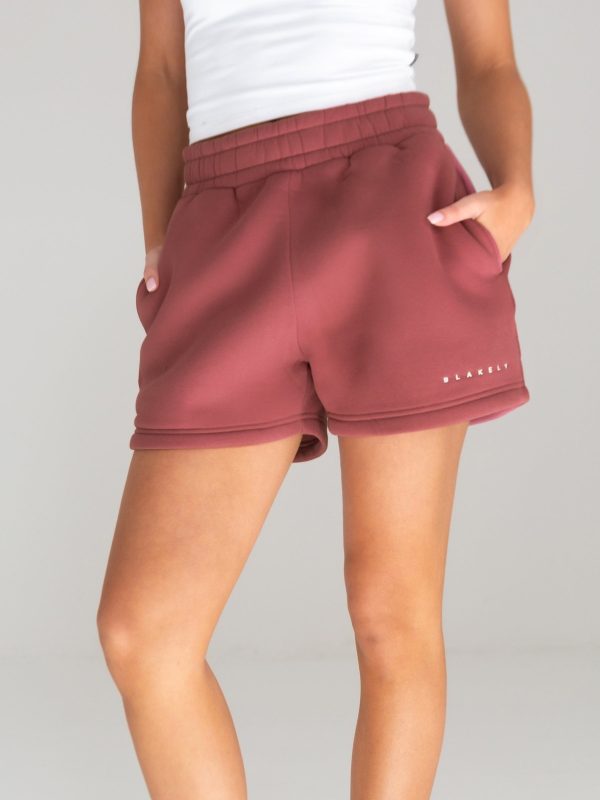Isabel Jogger Shorts - Berry - Image 5