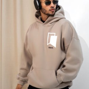 Revolve Relaxed Hoodie - Tan
