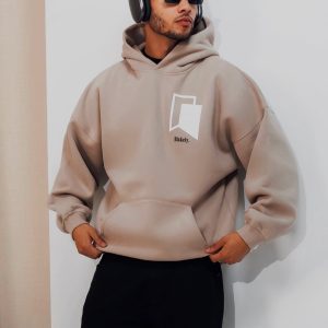 Revolve Relaxed Hoodie - Tan