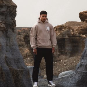 Revolve Relaxed Hoodie - Tan